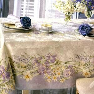 Bardwill Linens 70” round English Garden tablecloth